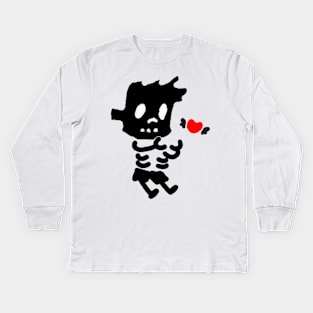 I send you my love. Kids Long Sleeve T-Shirt